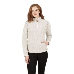 Bluza Damska Ronette. Białe bluzy Trespass, m, z aplikacjami, z bawełny, bez kaptura. Za 181.99 zł.