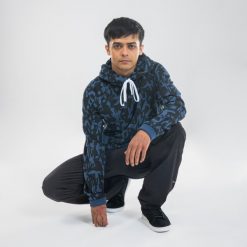 Bluza z kapturem do tańca Starever. Niebieskie bluzy STAREVER, s, bez wzorów, z bawełny, z kapturem. Za 139.99 zł.
