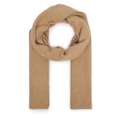 Szalik Calvin Klein. Brązowe szaliki Calvin Klein, bez wzorów. Za 329.99 zł.