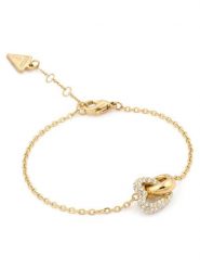Guess Bransoletka JUBB06 014JW Złoty. Żółte bransoletki Guess, metalowe. Za 231.99 zł.