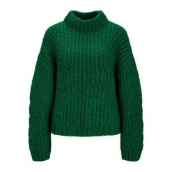 Damski sweter z długim rękawem JJXX maxime. Zielone swetry JJXX, na zimę, bez wzorów, bez ramiączek. Za 234.00 zł.