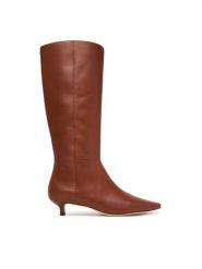 LAUREN RALPH LAUREN Kozaki Frncsa Tl Hl Bo Tal 802P15725002 Brązowy. Brązowe kozaki Lauren Ralph Lauren, ze skóry, bez obcasa, na szpilce, bez zapięcia. Za 1,299.00 zł.
