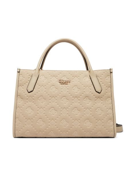 Guess Torebka Jodi HWPD97 69220 Beżowy jasny. Brązowe torebki klasyczne Guess, z aplikacjami, z materiału, bez dodatków. Za 409.99 zł.