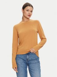 Armani Exchange Sweter 6DYM1J YME3Z 1788 Pomarańczowy Regular Fit. Brązowe swetry Armani Exchange, xl, bez wzorów, z syntetyku, bez ramiączek. Za 319.99 zł.