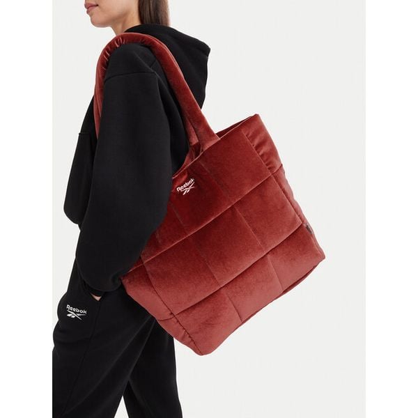 Torebka Reebok. Brązowe shopper Reebok, bez wzorów, bez dodatków. Za 149.99 zł.