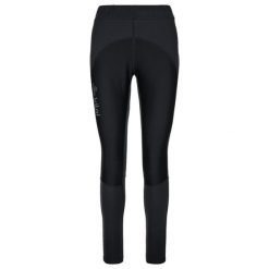 Damskie legginsy do narciarstwa biegowego Kilpi KARANG-W. Czarne legginsy Kilpi, s, bez wzorów, z materiału. Za 215.49 zł.
