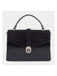 Victor & Hugo Paris Skórzana torebka "Eric" w kolorze czarnym - 28 x 19 x 19 cm rozmiar: onesize. Czarne torby na ramię Victor & Hugo Paris, bez wzorów, z materiału, przez ramię, bez dodatków. Za 260.99 zł.