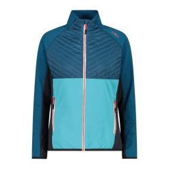 Bluza damska turystyczna CMP 32E3766. Niebieskie bluzy CMP, l, bez wzorów, bez kaptura. Za 369.99 zł.