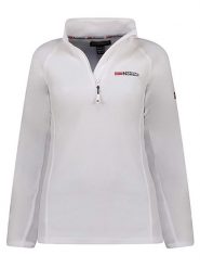 Geographical Norway Bluza polarowa "Tug" w kolorze białym rozmiar: XL. Białe bluzy Geographical Norway, xl, bez wzorów, z materiału, bez kaptura. Za 78.84 zł.