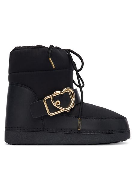 LOVE MOSCHINO Śniegowce JA24432G0NISK00A Czarny. Czarne trapery i śniegowce Love Moschino, z materiału. Za 539.99 zł.