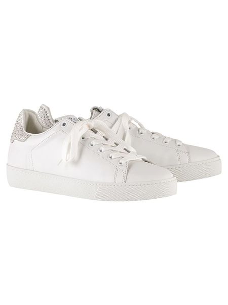 Högl Skórzane sneakersy w kolorze białym rozmiar: 41,5. Białe trampki Högl, bez wzorów, bez zapięcia. Za 338.57 zł.