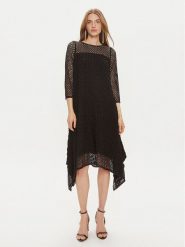 Joseph Ribkoff Sukienka letnia 242117 Czarny Regular Fit. Czarne sukienki Joseph Ribkoff, na lato, bez wzorów, z syntetyku, bez kołnierzyka, bez ramiączek. Za 529.99 zł.