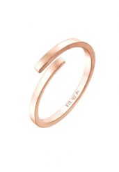 Elli Damski Wrap Open Geo Trend ze srebra próby 925 Sterling Silver Pierścionki 1 ct. Szare pierścionki Elli, srebrne. Za 203.99 zł.