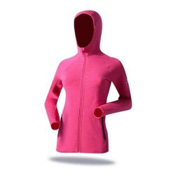 Damska kurtka Merino Ultra 300. Czerwone kurtki narciarskie FJORK MERINO, m, bez wzorów, z elastanu, bez kaptura, narciarskie. W wyprzedaży za 599.00 zł.