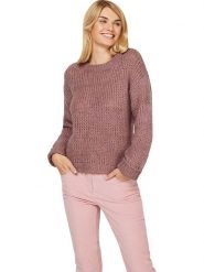 Heine Sweter w kolorze jasnoróżowym rozmiar: 34. Różowe swetry Heine, bez wzorów, z wełny, bez ramiączek. Za 57.20 zł.