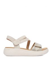 Remonte Sandały CEO-D3L51-60 Beżowy. Brązowe sandały Remonte, bez wzorów, ze skóry, bez obcasa, na płaskiej podeszwie, bez zapięcia. Za 359.99 zł.