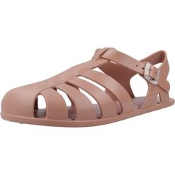 Sandały IGOR URA Rose. Czerwone sandały Igor, bez wzorów, z syntetyku, bez obcasa, bez zapięcia. Za 168.99 zł.