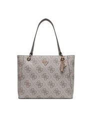 Guess Torebka Noelle II HWSO96 72250 Beżowy. Brązowe shopper Guess, z aplikacjami, ze skóry, bez dodatków. Za 679.99 zł.