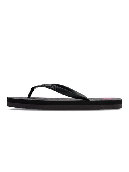 Klapki Hummel Flip Flop 1.0. Szare klapki Hummel, bez wzorów, z materiału, bez obcasa. Za 118.50 zł.