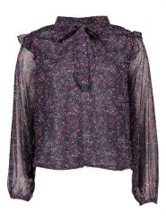 Pepe Jeans Bluzka w kolorze bordowym rozmiar: S. Czerwone bluzki Pepe Jeans, s, bez wzorów, z jeansu, bez kołnierzyka, bez ramiączek. Za 83.62 zł.