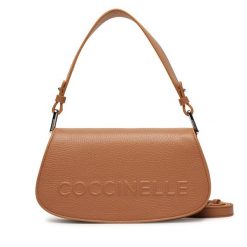 Torebka Coccinelle. Brązowe torebki klasyczne Coccinelle, bez wzorów, bez dodatków. Za 689.99 zł.