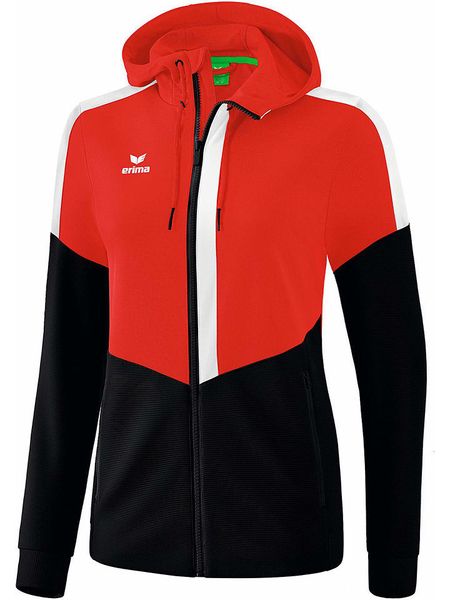 Erima Kurtka sportowa "Squad" w kolorze czerwono-czarnym rozmiar: 36. Czarne kurtki sportowe Erima, bez wzorów, z materiału, bez kaptura, outdoorowe. Za 87.19 zł.