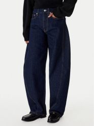 Tommy Jeans Jeansy Ella DW0DW22617 Granatowy Barrel Fit. Niebieskie jeansy Tommy Jeans, bez wzorów. Za 329.99 zł.