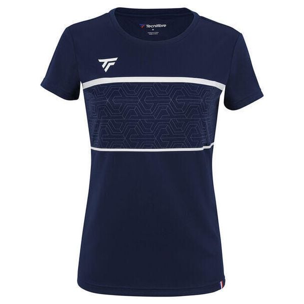 Koszulka damska Tecnifibre Team Tech. Niebieskie bluzki TECNIFIBRE, m, bez wzorów, sportowe, bez kołnierzyka, bez ramiączek. Za 179.99 zł.