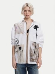 Desigual Koszula Recortes 25SWCW23 Biały Relaxed Fit. Białe koszule Desigual, l, bez wzorów, z bawełny, bez kołnierzyka, bez ramiączek. Za 249.99 zł.