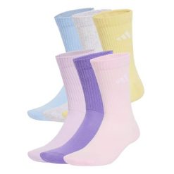 Skarpety Cushioned Crew 6 Pairs. Czerwone skarpety Adidas, bez wzorów. Za 109.00 zł.