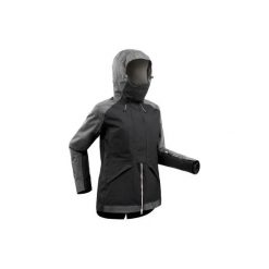 Kurtka snowboardowa i narciarska SNB JKT 900 damska. Czarne kurtki narciarskie WED'ZE, s, bez wzorów, z materiału, bez kaptura, narciarskie. Za 799.99 zł.