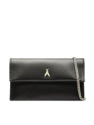 Patrizia Pepe Torebka 2B0050/L011-K118 Czarny. Czarne torebki klasyczne Patrizia Pepe, bez wzorów, ze skóry, bez dodatków. Za 529.99 zł.