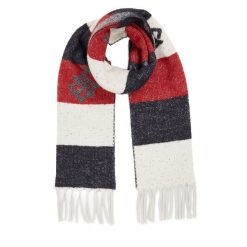 Szalik Tommy Hilfiger. Niebieskie szaliki TOMMY HILFIGER, bez wzorów. Za 799.99 zł.
