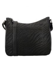 HIDE & STITCHES Skórzana torebka w kolorze czarnym - 30 x 26 x 10 cm rozmiar: onesize. Czarne torby na ramię HIDE & STITCHES, bez wzorów, z materiału, na ramię, bez dodatków. Za 391.99 zł.