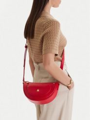 Beverly Hills Polo Club Torebka CEO-BHPC-C-007-09 Czerwony. Czerwone listonoszki Beverly Hills Polo Club, bez wzorów, z materiału, bez dodatków. Za 159.99 zł.