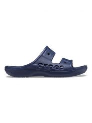 Crocs Klapki "Baya" w kolorze granatowym rozmiar: 42/43. Niebieskie klapki Crocs, bez wzorów, z otwartym noskiem, bez obcasa. Za 92.95 zł.