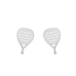 Kolczyki sztyfty Rakieta do Padla 1,1 cm, posrebrzane. Szare kolczyki Lilou, posrebrzane, na sztyftcie. Za 169.00 zł.