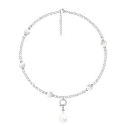 Bransoletka Pearls z zawieszką posrebrzana. Bransoletki Lilou, posrebrzane. Za 247.00 zł.