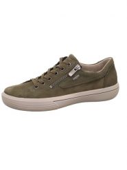 Legero Skórzane sneakersy "Fresh" w kolorze khaki rozmiar: 42. Brązowe trampki Legero, bez wzorów, bez zapięcia. Za 260.99 zł.