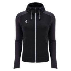Bluza damska z kapturem Macron Kitilla 3D. Czarne bluzy Macron, bez wzorów, z kapturem. Za 383.50 zł.