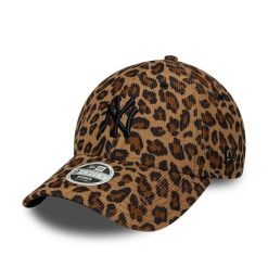 Czapka baseballowa damska New York Yankees New Era 9Forty Leopard Cord. Czarne czapki New Era, bez wzorów, z materiału. Za 176.00 zł.