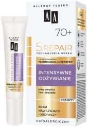AA Technologia Wieku 5Repair 70+ Intensywne odżywianie krem pod oczy nawilżająco-odżywczy 15 ml. Kremy pod oczy OCEANIC. Za 21.99 zł.