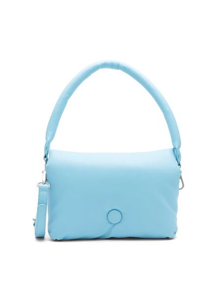 Gino Rossi Torebka MALAGA-CS8624 Błękitny. Niebieskie torebki klasyczne Gino Rossi, bez wzorów, z materiału, małe, bez dodatków. Za 229.99 zł.