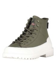 Geographical Norway Botki "Opallad" w kolorze khaki rozmiar: 37. Brązowe botki Geographical Norway, bez wzorów, bez obcasa, bez zapięcia. Za 127.95 zł.