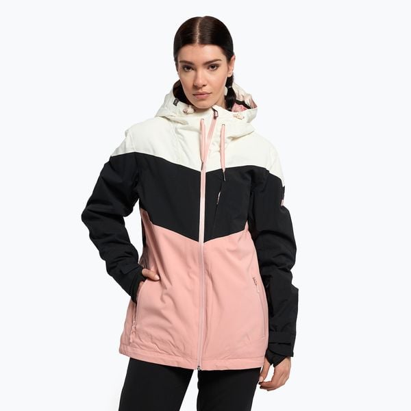 Kurtka snowboardowa damska ROXY Winter Haven. Brązowe kurtki narciarskie Roxy, m, bez wzorów, z materiału, bez kaptura, snowboardowy, primaloft. Za 689.99 zł.