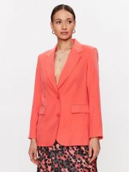 DKNY Marynarka P3BCTR09 Koralowy Regular Fit. Pomarańczowe marynarki i żakiety DKNY, m, bez wzorów, z wiskozy. Za 469.99 zł.