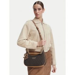 Torebka Liu Jo. Brązowe torebki klasyczne Liu Jo, bez wzorów, bez dodatków. Za 469.99 zł.