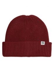 MOSS COPENHAGEN Czapka "Galine" w kolorze bordowym rozmiar: onesize. Czerwone czapki Moss Copenhagen, bez wzorów, z materiału. Za 69.99 zł.