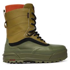 Śniegowce Vans. Brązowe trapery i śniegowce Vans. Za 899.99 zł.