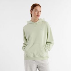 Bluza damska New Balance WT41537NUM – miętowa. Zielone bluzy New Balance, m, bez wzorów, z bawełny, bez kaptura. Za 169.99 zł.